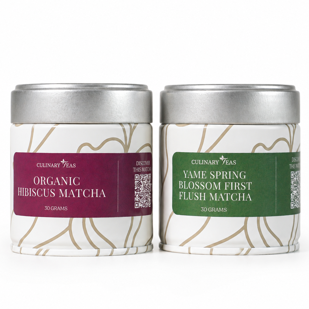 Yame &amp; Hibiscus Matcha Duo